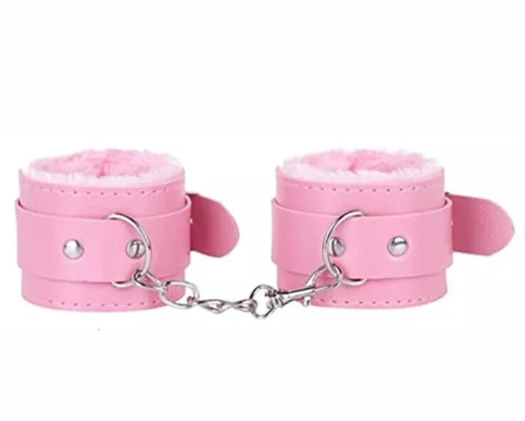 Bondage Set Kit HANDCUFFS BDSM Fetish Sex Ankle Restraint Role Play Toys for Couples