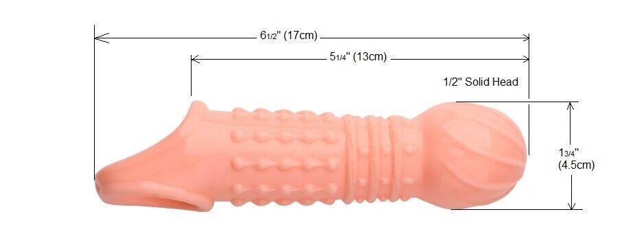 Reusable Condom Penis Sleeve Extender Enlarger Ball Loop Girth Sheath Sex Toys for Men Couples