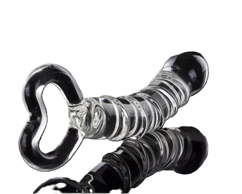 Crystal Glass Anal Beads Butt Plug P- Spot G-Spot Stimulation Dildo Sex Toys for Men Women Couples Gay LGBTQ