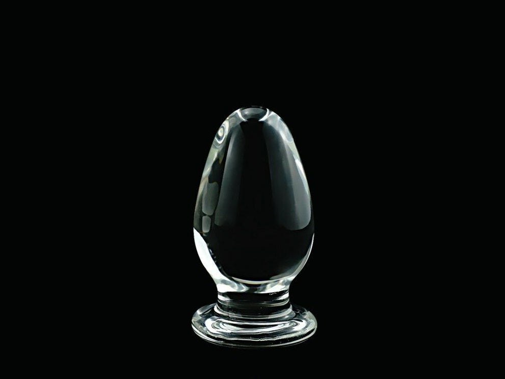 Crystal Glass Anal Butt Plug G-Spot Stimulation Dildo Non- Vibrator Masturbator Sex Toys for Men Women Couples Gay LGBTQ