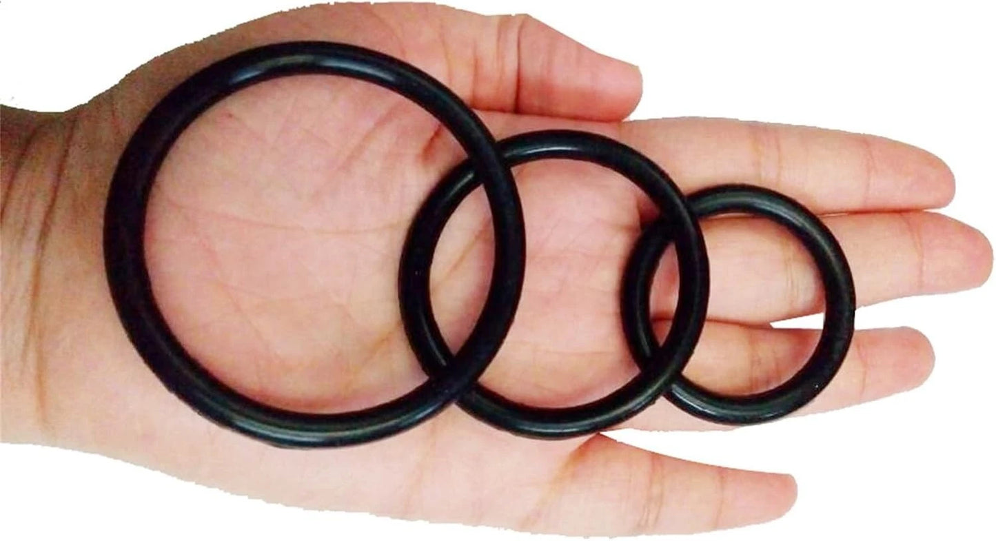 3pcs Penis Cock Ring Enlarger Sleeve Erection Enhancer Delay Ejaculation Male Sex Toys for Men Couples