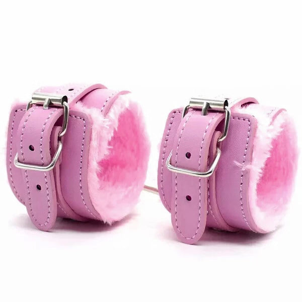 Bondage Set Kit HANDCUFFS BDSM Fetish Sex Ankle Restraint Role Play Toys for Couples
