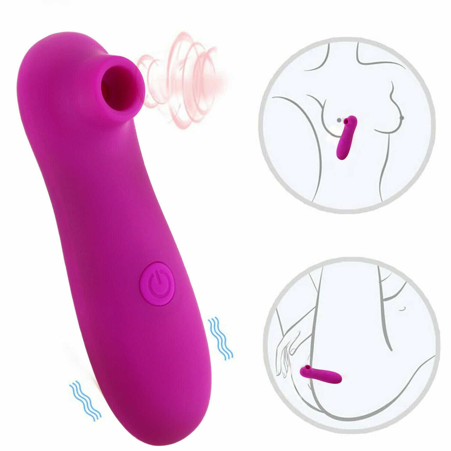 Pussy Nipples Anal Butt Sucker Vibrator Clit Stimulator Sex Toys for Men Women Couple Masturbator Massager