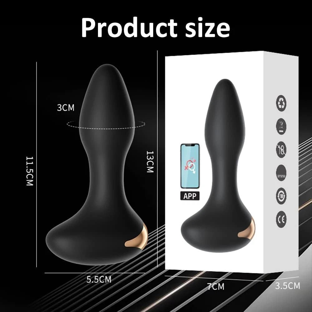 USB Vibrating Anal Butt Plug Dildo Prostate Massager Sex Toys for Men Women Gay LGBTQ