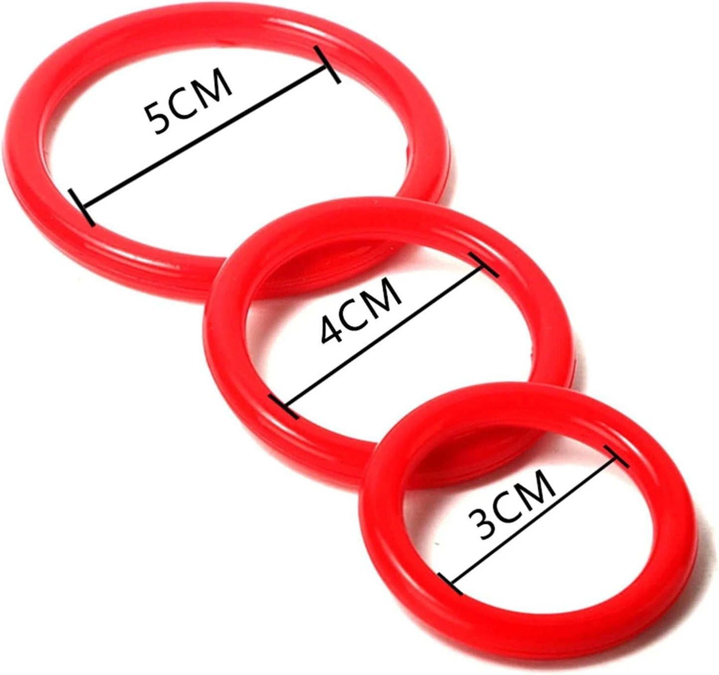 3pcs Penis Cock Ring Enlarger Sleeve Erection Enhancer Delay Ejaculation Male Sex Toys for Men Couples