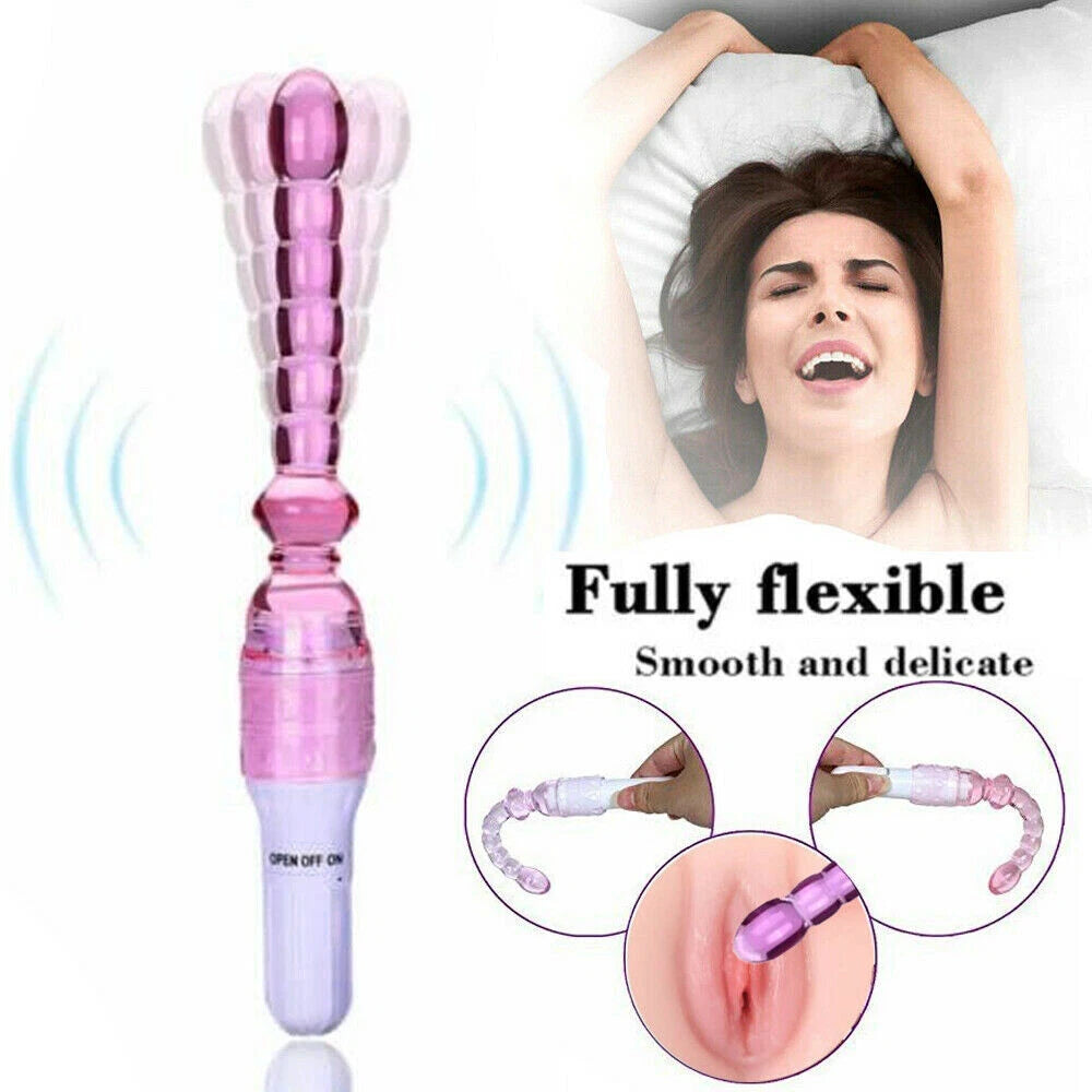 Vibrating Anal Butt Plug Beads Dildo Prostate Massager Sex Toys for Men Women Couples LGBTQ Gay