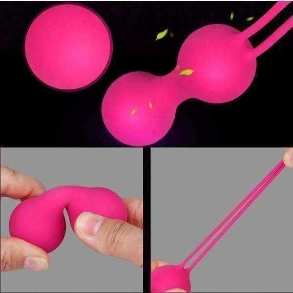 Ben Wa Kegel Balls Pelvic Exerciser Silicone Vaginal Muscle Tightening Exerciser Sex Toys for Women Couples