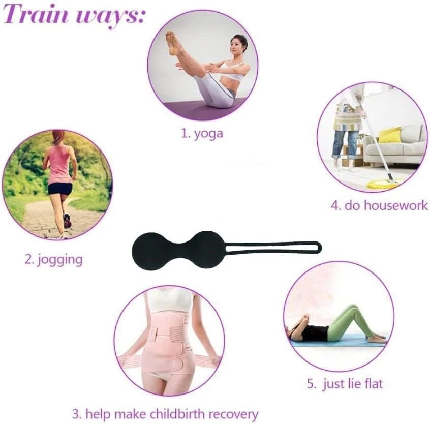 Ben Wa Kegel Balls Pelvic Exerciser Silicone Vaginal Muscle Tightening Exerciser Sex Toys for Women Couples