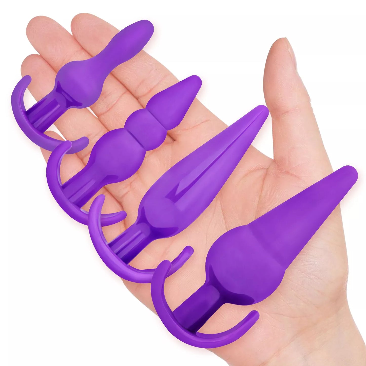 Anal Butt Plug Prostate Massager Set Kit Sex Toys for Men Women LGBTQ Couples Gay