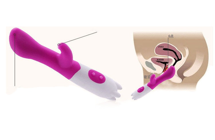Pussy Vagina Rabbit G-Spot Vibrator Anal Butt Plug Sex Toys for Men Women Couples LGBTQ Gay