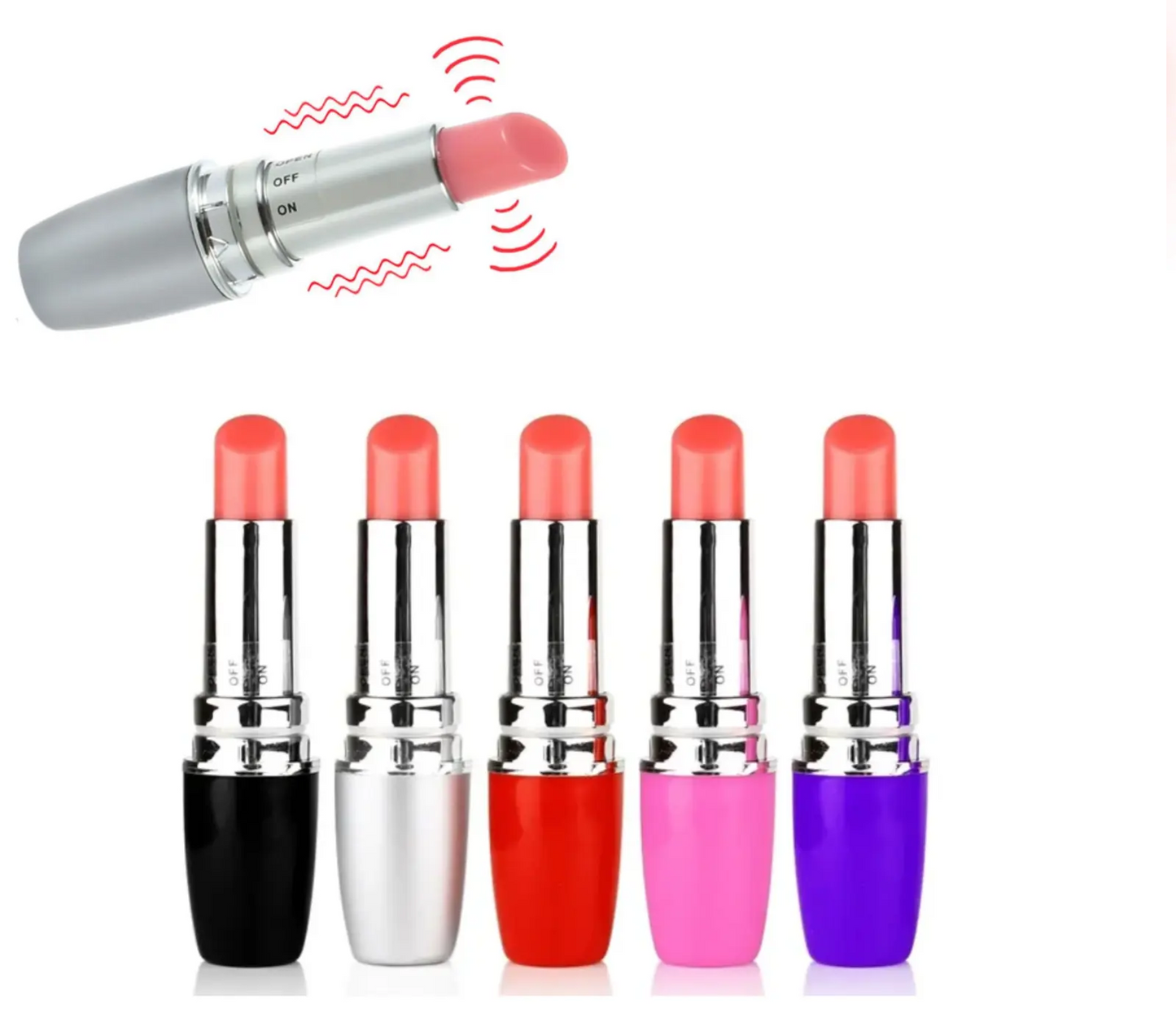 Vibrating Lipstick Bullet Vibrator Anal Butt Plug Sex Toys for Men Women Couples LGBTQ Gay