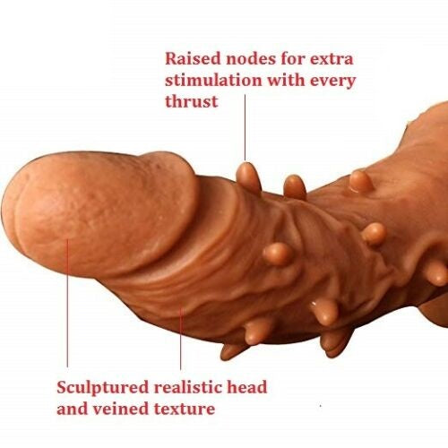 Reusable Spikey Penis Sleeve Extender Enlarger Condom Ball Loop Ejaculation Aid Sex Toys for Men Couples