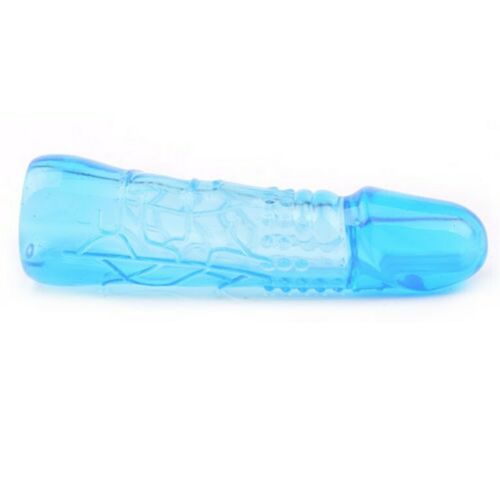 Reusable Extra 7cm Penis Sleeve Extender Enlarger Condom Ejaculation Aid Sex Toys for Men Couples