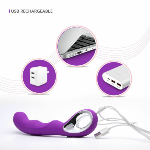 Magic Wand USB Vibrator Anal Butt Plug Sex Toys for Men Women Couples LGBTQ Gay Masturbator