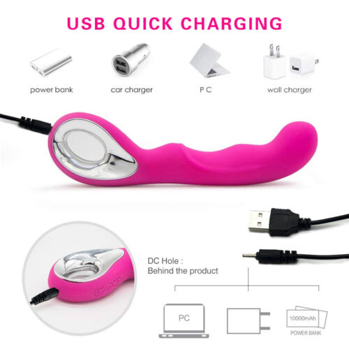 Magic Wand USB Vibrator Anal Butt Plug Sex Toys for Men Women Couples LGBTQ Gay Masturbator