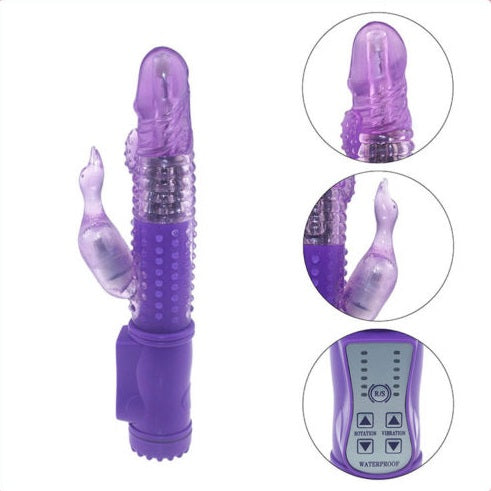 Pussy Vagina Rabbit G-Spot Vibrator Anal Butt Plug Sex Toys for Men Women Couples LGBTQ Gay Masturbator