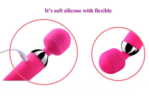 Magic Wand USB Vibrator Anal Butt Plug Sex Toys for Men Women Couples LGBTQ Gay Masturbator