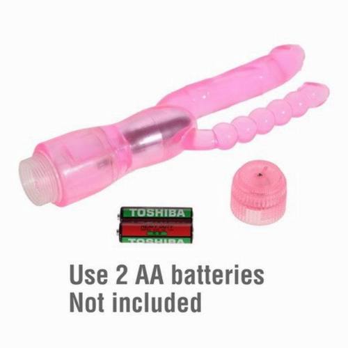 Pussy Vagina G-Spot Dual Vibrator Anal Butt Plug Sex Toys for Men Women Couples LGBTQ Gay Masturbator