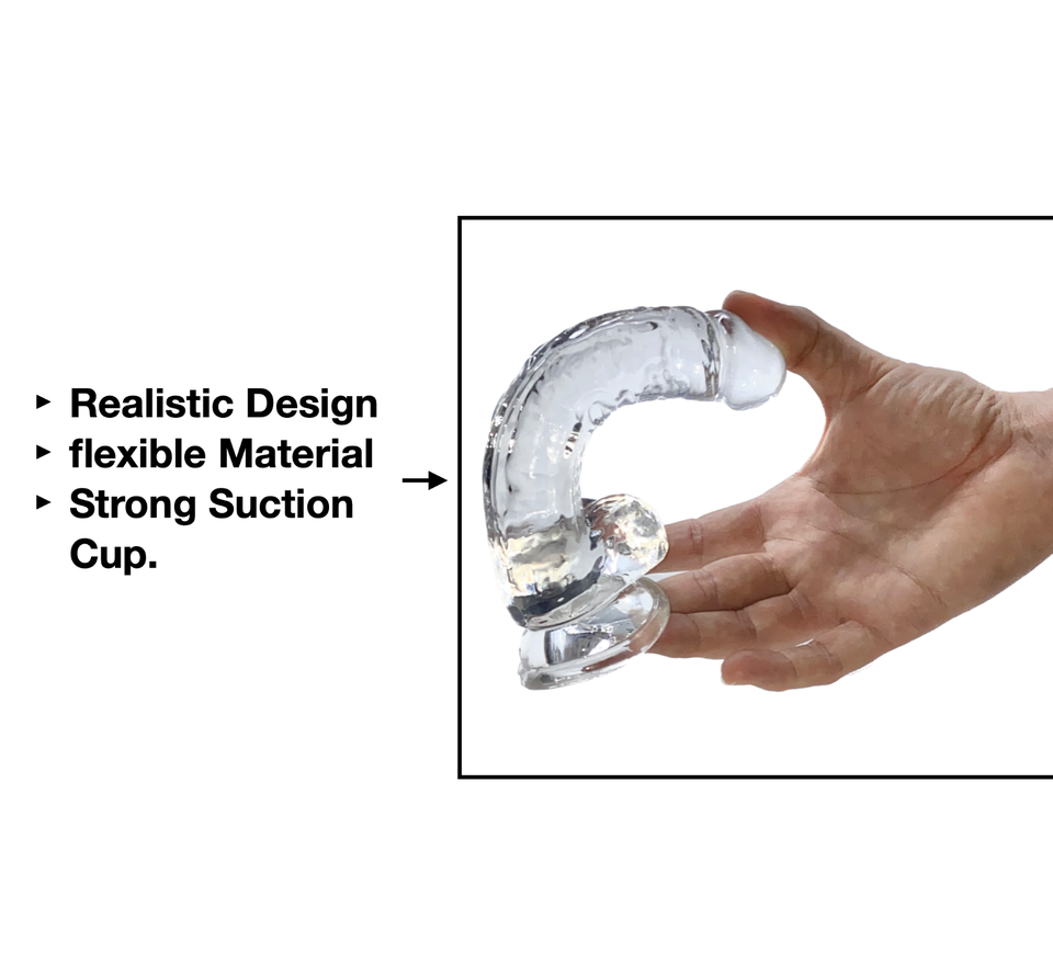 8" Realistic Dildo Suction Cup Thick Veiny Dong Giant Cock With Ball Sex Toys For Men Women Couples