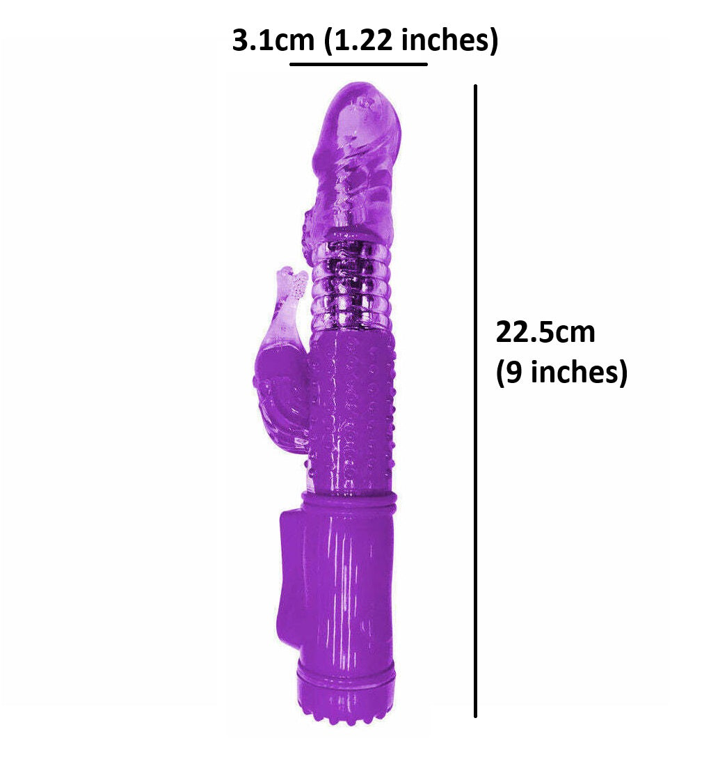 Pussy Vagina Rabbit G-Spot Vibrator Anal Butt Plug Sex Toys for Men Women Couples LGBTQ Gay Masturbator