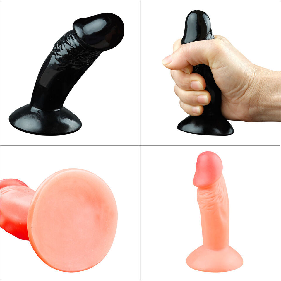 4.72" Realistic Dildo Suction Cup Thick Dong Anal Butt Ass Plug Sex Toys For Men Women Couples