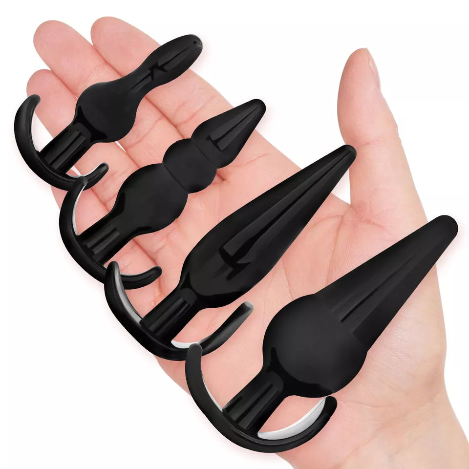Anal Butt Plug Prostate Massager Set Kit Sex Toys for Men Women LGBTQ Couples Gay