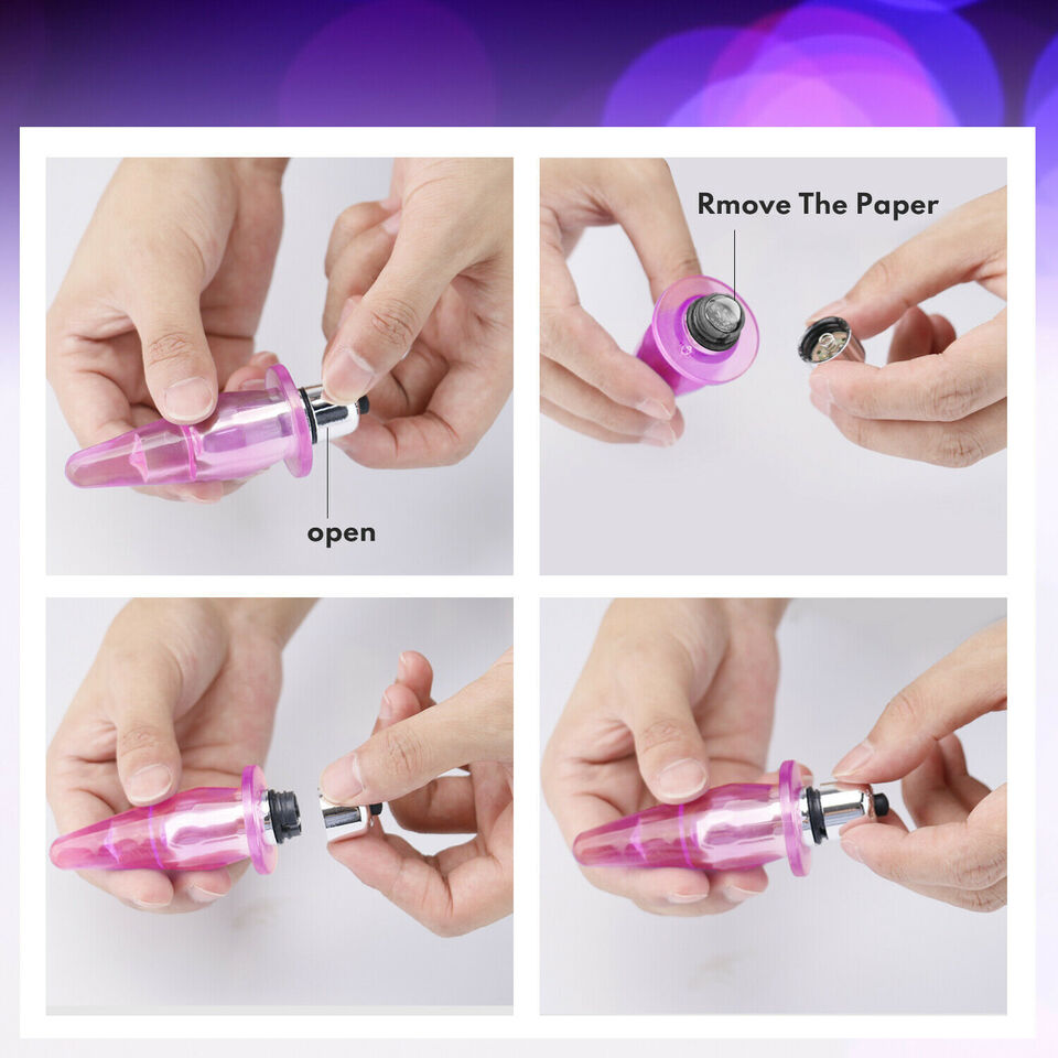 Vibrating Anal Butt Plug Prostate Massager Sex Toys for Men Women Couples LGBTQ Gay