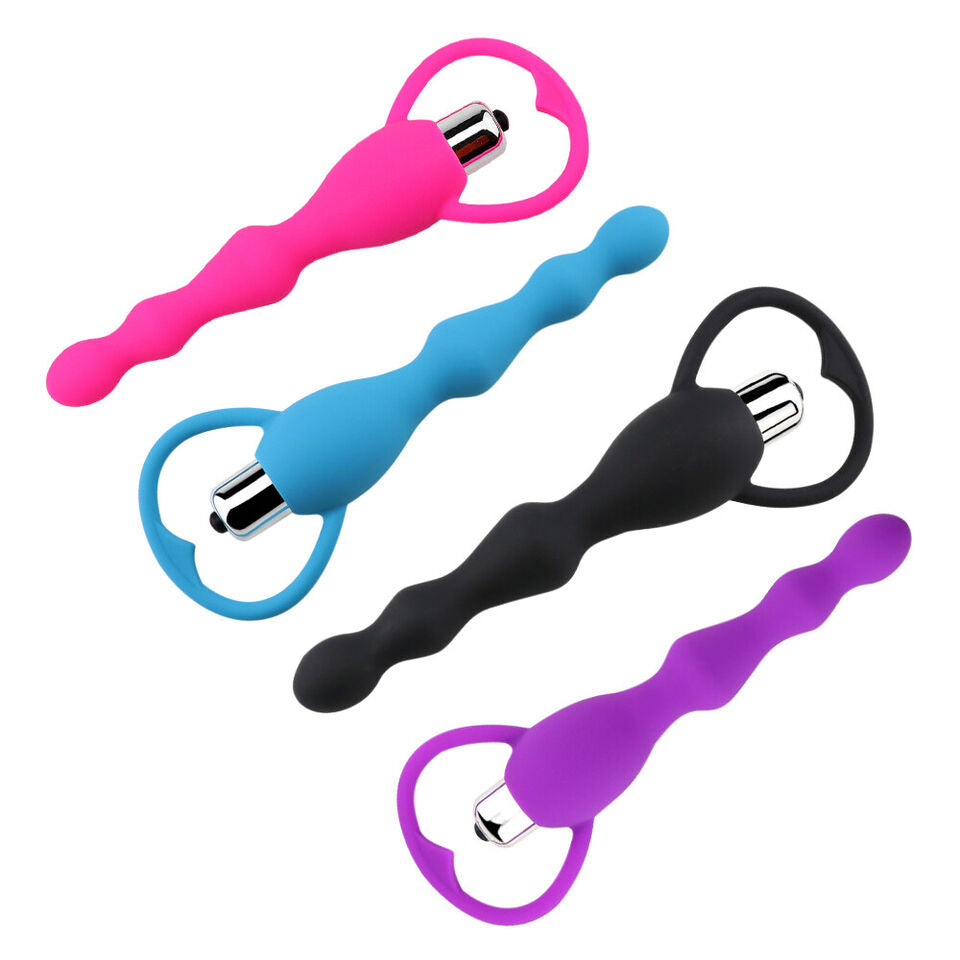 Vibrating Anal Butt Plug Beads Prostate Massager Sex Toys for Men Woman Couples LGBTQ Gay