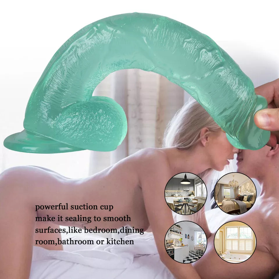 12" Huge Dildo Suction Cup Thick Veiny Dong Large Realistic Giant Cock With Ball Sex Toys For |Men Women Couples