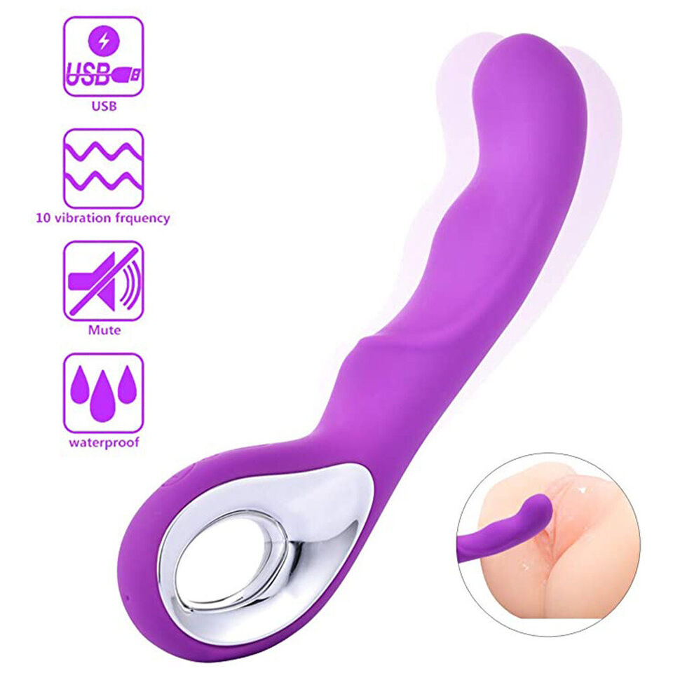 Magic Wand USB Vibrator Anal Butt Plug Sex Toys for Men Women Couples LGBTQ Gay Masturbator