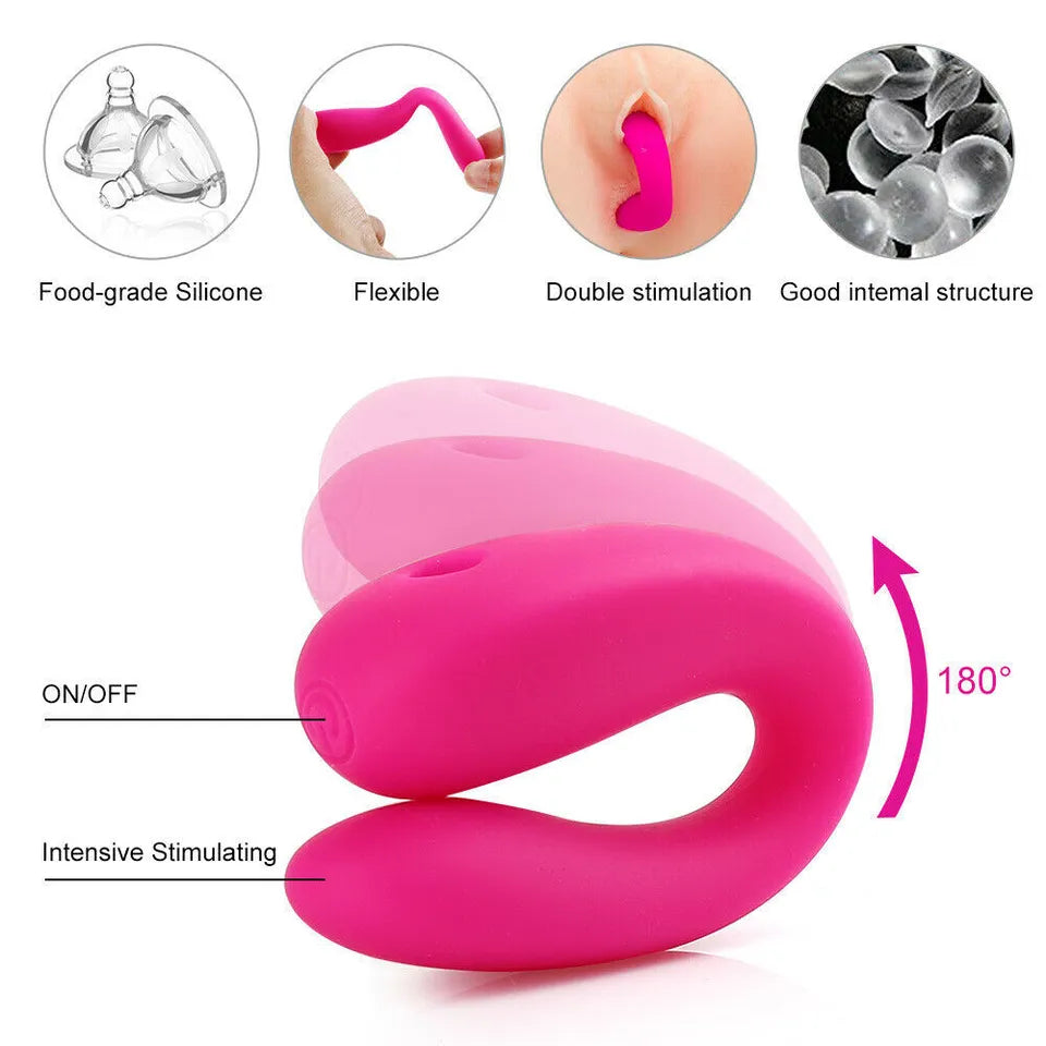 Wearable Clitoral Pussy Underpants Vagina Vibrator G-Spot Massager Masturbator Sex Toys Men Women