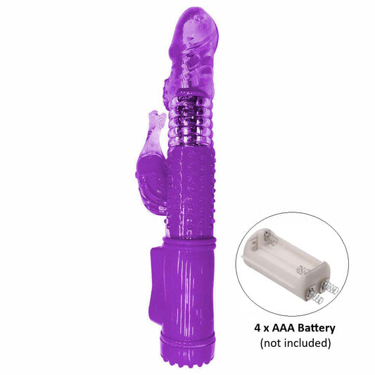 Pussy Vagina Rabbit G-Spot Vibrator Anal Butt Plug Sex Toys for Men Women Couples LGBTQ Gay Masturbator