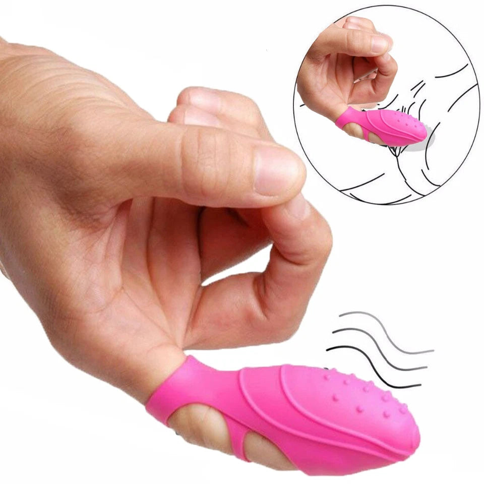 Mini Finger Bullet Pussy Nipples Vibrator G-Spot Massager Masturbator Sex Toys for Women Men Couples