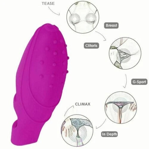 Mini Finger Bullet Pussy Nipples Vibrator G-Spot Massager Masturbator Sex Toys for Women Men Couples