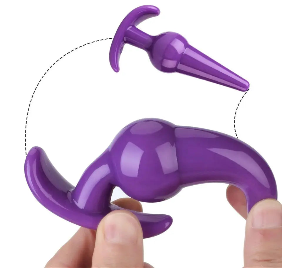 Anal Butt Plug Prostate Massager Set Kit Sex Toys for Men Women LGBTQ Couples Gay