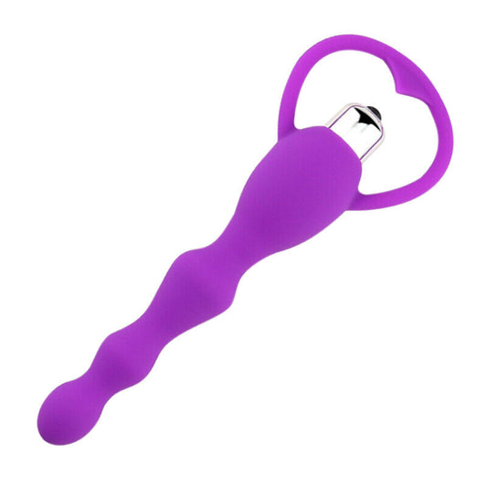 Vibrating Anal Butt Plug Beads Prostate Massager Sex Toys for Men Woman Couples LGBTQ Gay