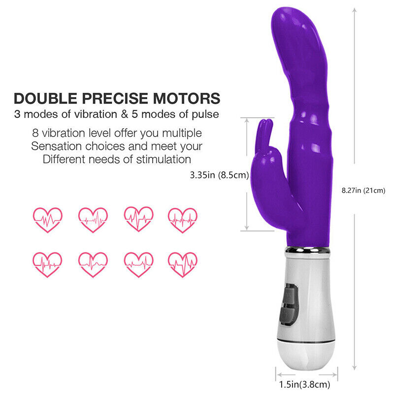 Pussy Vagina G-Spot Vibrator Anal Butt Plug Sex Toys for Men Women Couples LGBTQ Gay Masturbator