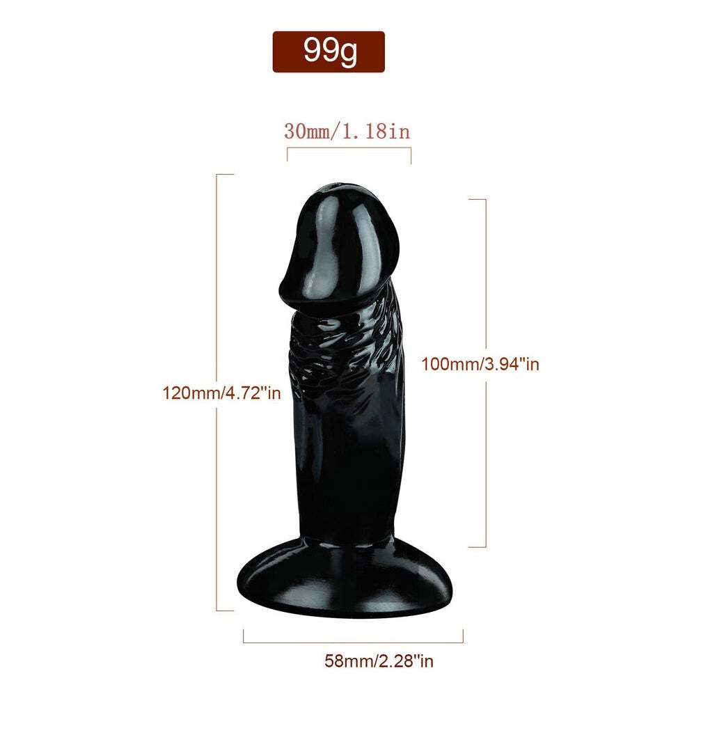 4.72" Realistic Dildo Suction Cup Thick Dong Anal Butt Ass Plug Sex Toys For Men Women Couples