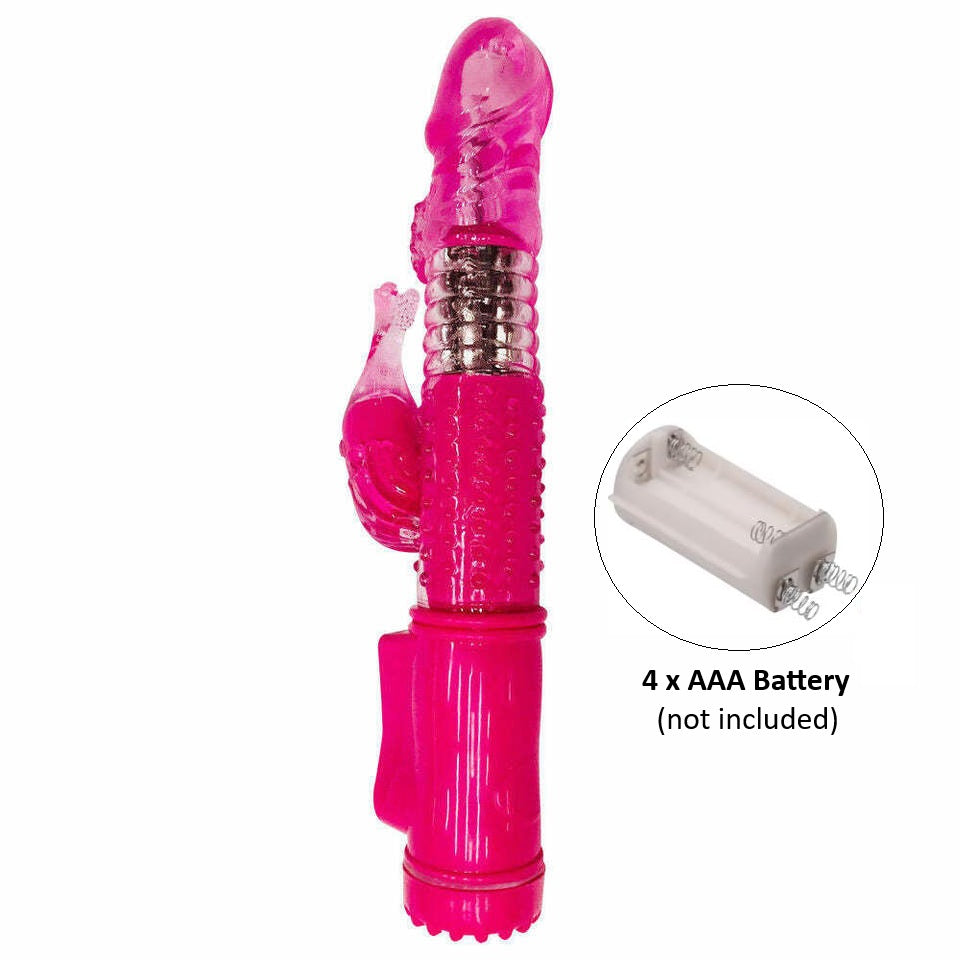 Pussy Vagina Rabbit G-Spot Vibrator Anal Butt Plug Sex Toys for Men Women Couples LGBTQ Gay Masturbator